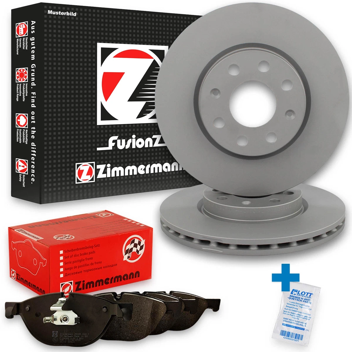 Гальмівні колодки та диски Zimmermann для PEUGEOT 306: якість, надійність і безпека